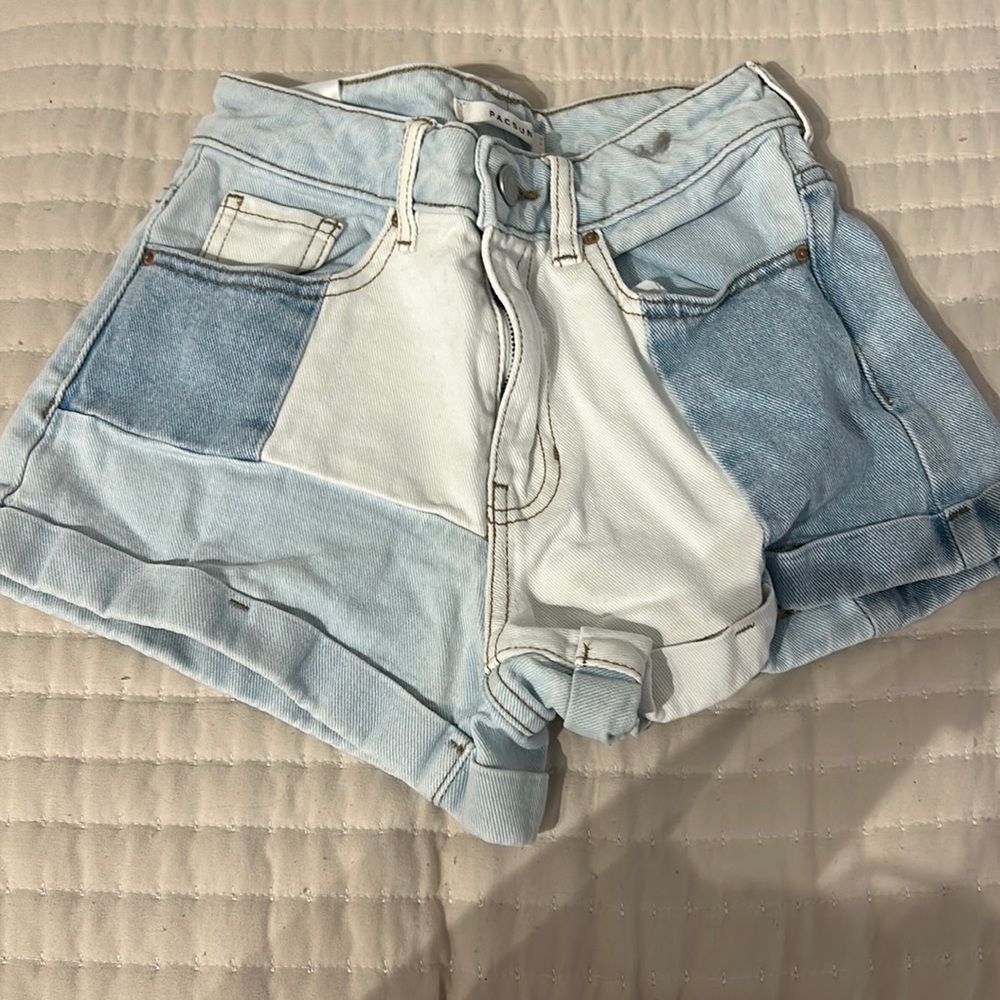 pacsun color block shorts